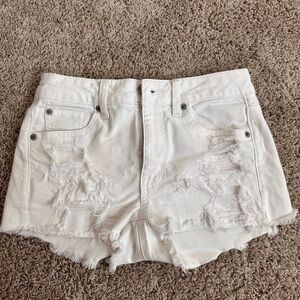 American eagle white Jean shorts